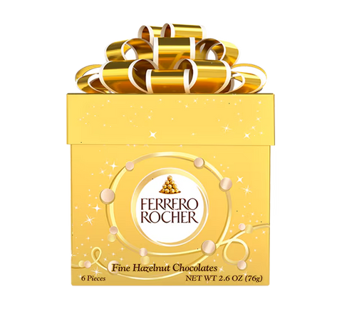 Holiday Specialties Ferrero RocherÂ® 6 Piece Holiday Gift Cube - 2.6oz(76g)
