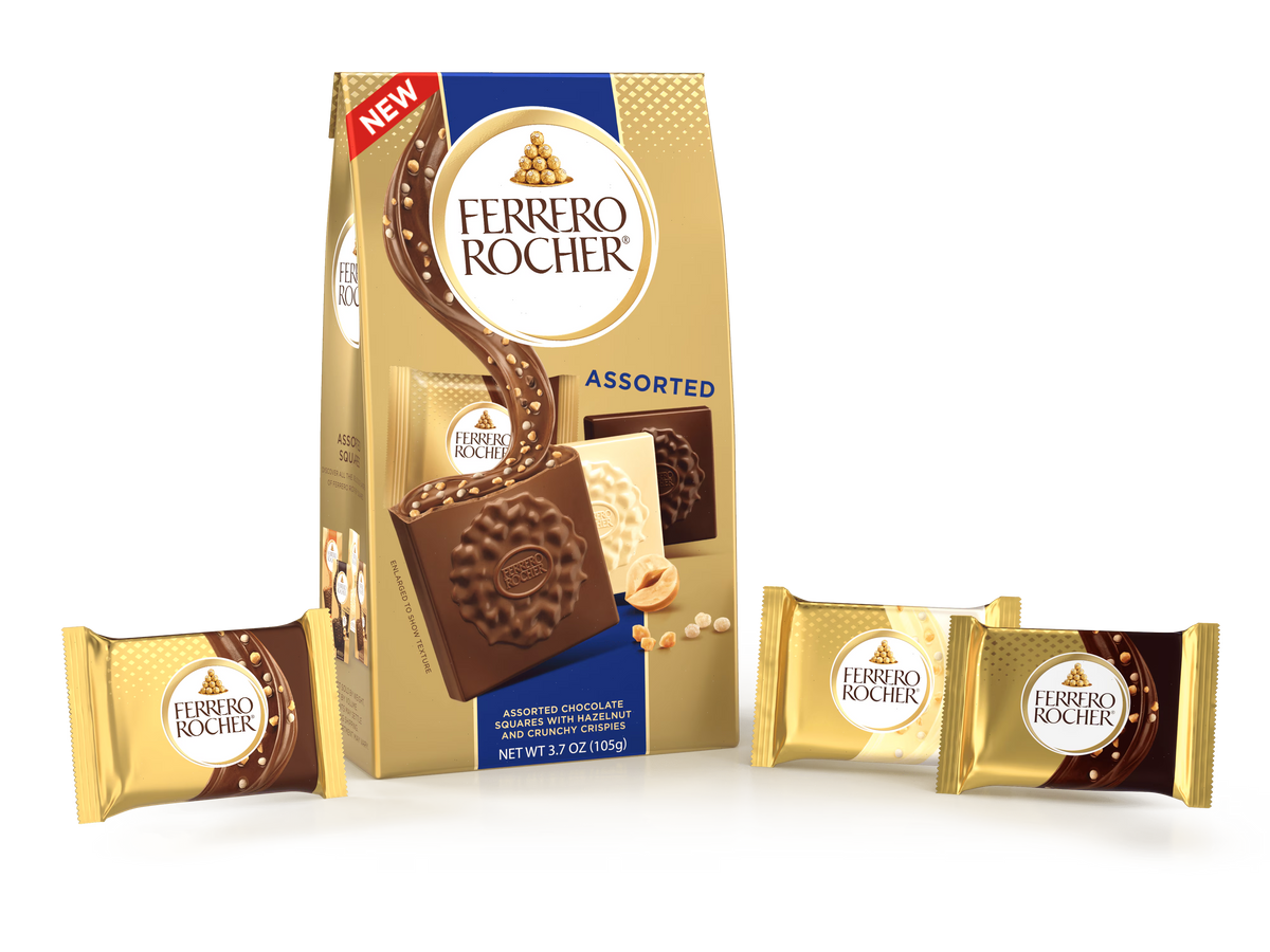 Chocolate Squares Assorted Hazelnut chocolate squares - 3.7oz